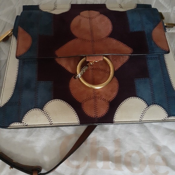 Chloe Handbags - Chloe multicolor patchwork faye bag